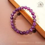  Vòng Tay Đá Lepidolite 8mm -  10mm 4A 