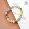 vòng tay Mã não botswana 2A 8MM phối charm