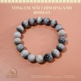  Vòng Tay Mắt Chim Ưng Xám 10mm 6A 