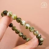  Vòng Tay Đá Mắt Rồng Xanh 8mm 2A 