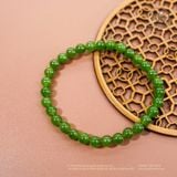  Vòng Tay Ngọc Bích Canada 5A - 6mm 