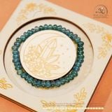  Vòng tay Ngọc Lam Băng Bánh Xe 6,3mm 