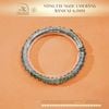Vòng tay Ngọc Lam Băng Bánh Xe 6,3mm