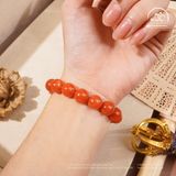  Vòng Tay Ngọc Nam Hồng 11mm 7A 