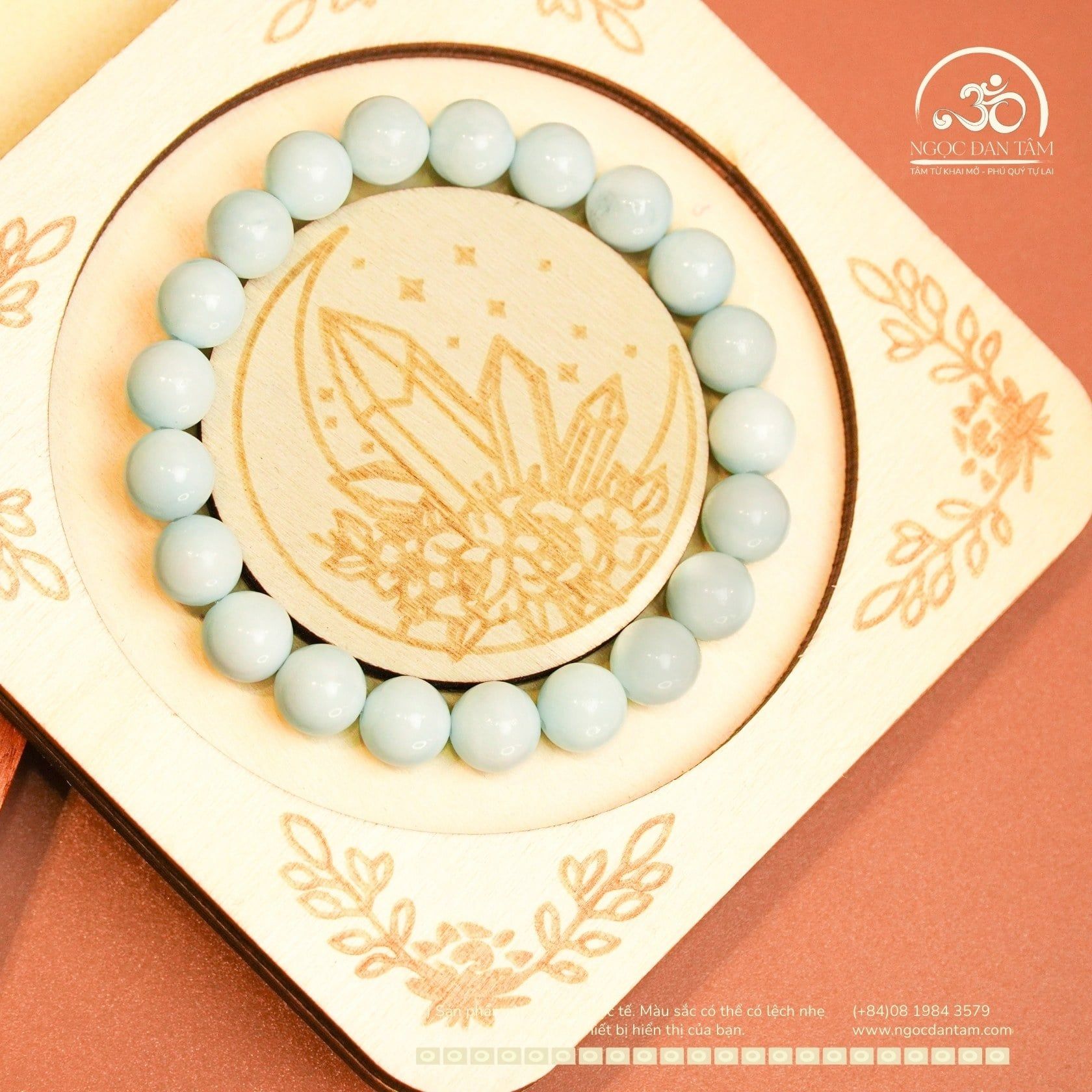  Vòng Tay Ngọc Thanh Bình 8mm 