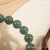  Vòng Tay Phỉ Thuý Băng 12mm 