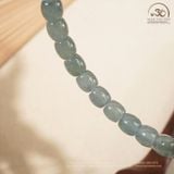  Vòng Tay Phỉ Thuý Băng Dáng Trúc 6mm 