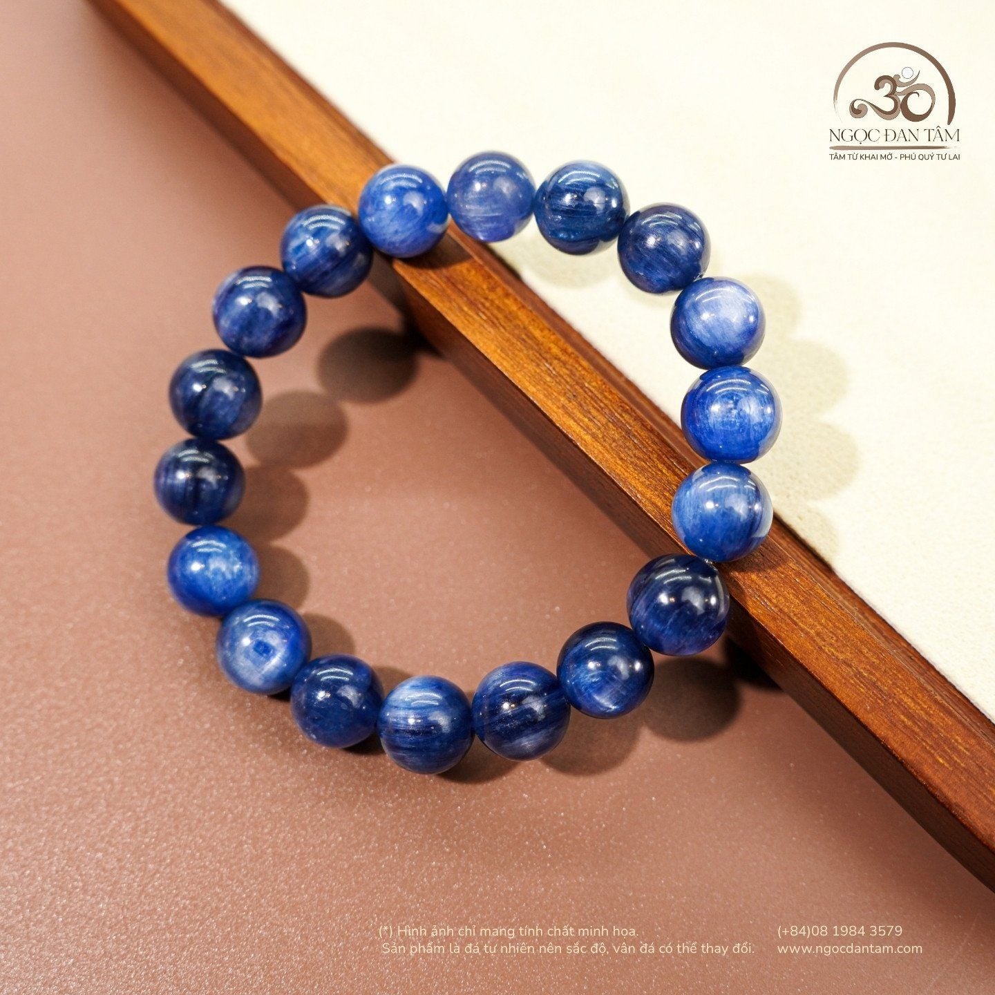  Vòng Tay Đá Kyanite 9mm 4A 