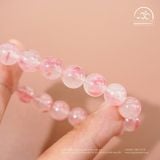  Vòng Tay Tường Vi Hồng 10mm 5A 