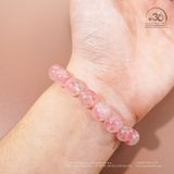  Vòng Tay Tường Vi Hồng 10mm 5A 