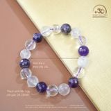  Vòng Tay Thạch Anh Hỗn Hợp Cắt Giác 2A 10mm 