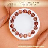 Vòng Tay Thạch Anh Tóc Đỏ 11mm 5A 