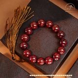  Vòng tay Thạch Anh Tóc Đỏ 12mm 8A 