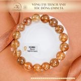  Vòng Tay Thạch Anh Tóc Đồng 13mm 5A 
