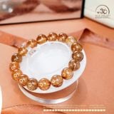  Vòng Tay Thạch Anh Tóc Đồng 13mm 5A 