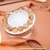  Vòng Tay Thạch Anh Tóc Đồng 14mm 5A 