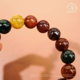  Vòng Tay Đá Thạch Anh Tóc Hỗn Hợp 11mm 5A 