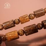  Vòng Tay Thạch Anh Tóc Nâu Lu Thống Đồng Trục VIP 