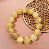  Vòng Tay Thạch Anh Tóc Vàng 14mm 7A 