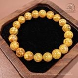  Vòng Tay Thạch Anh Tóc Vàng 9,5mm 7A 