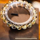  Vòng Tay Thạch Anh Tóc Vàng Trong VIP 11mm 