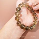  Vòng Tay Thạch Anh Tóc Xanh 12mm 5A 