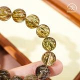  Vòng Tay Thạch Anh Tóc Xanh 12mm 5A 