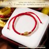  Vòng Tay Thắt Dây Charm Lu Thống Lục Tự Phối Charm Đài Sen 