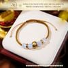  Vòng Tay Thắt Dây Mặt Trăng 8mm 5A Phối Charm Hạt Trống Chú Om 