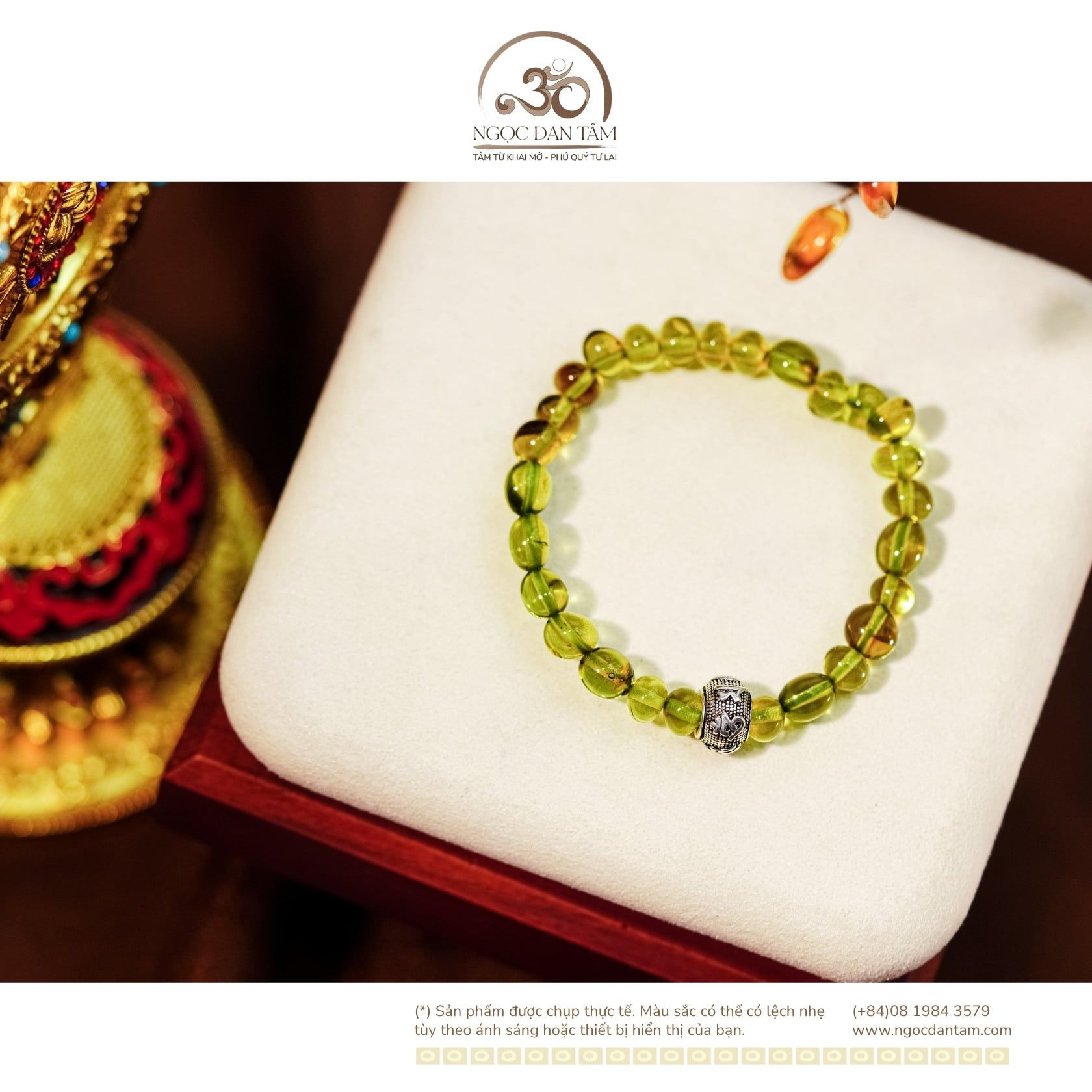  Vòng Tay Thanh Phách Phối Charm Chú Omani 