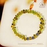  Vòng Tay Thanh Phách Phối Charm Hoa Cúc Bạc 