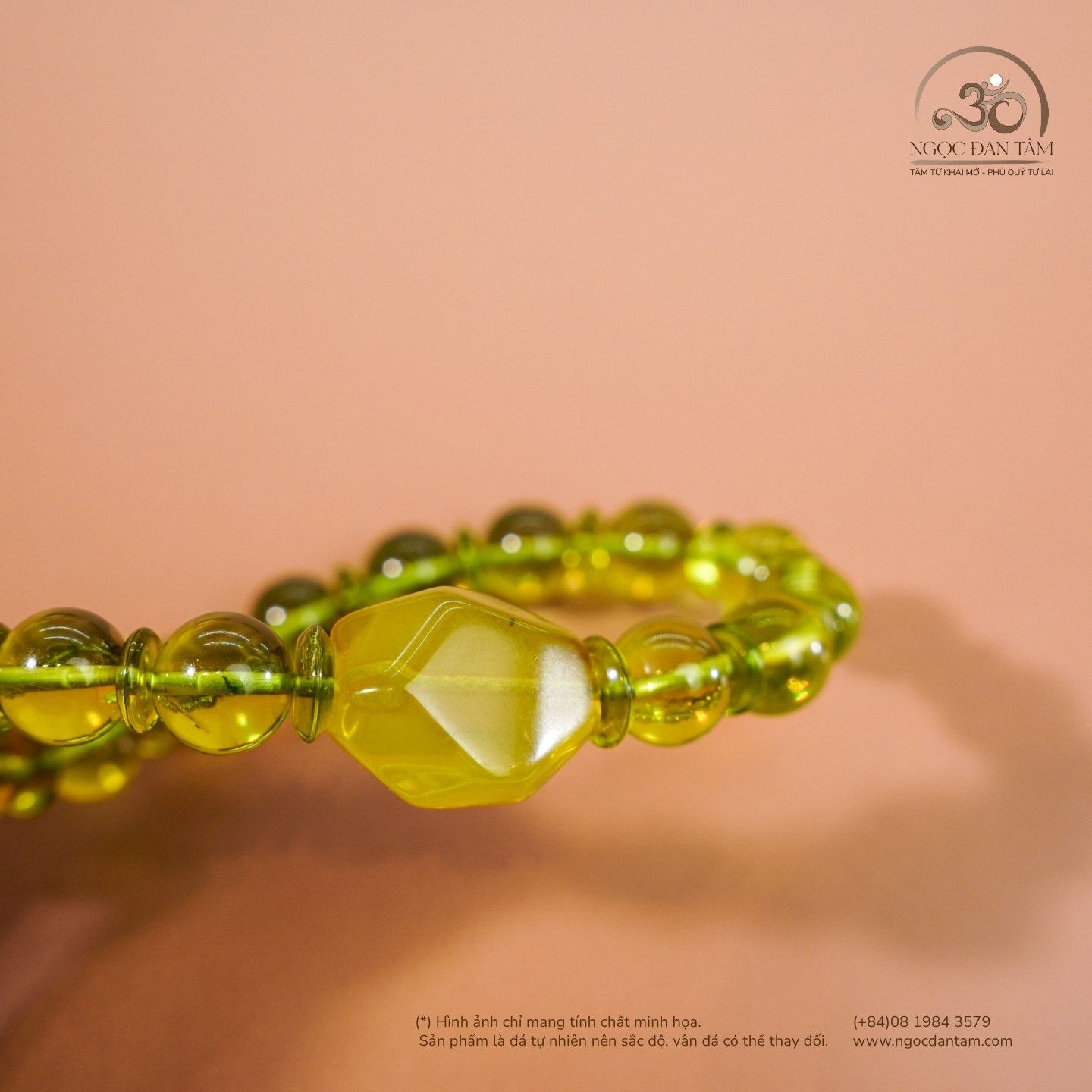  Vòng Tay Thanh Phách Hạt Tròn Mix Đồng Điếu 10gram 