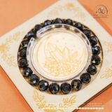  Vòng Tay Tourmaline Đen Cắt Giác 10mm 2A 