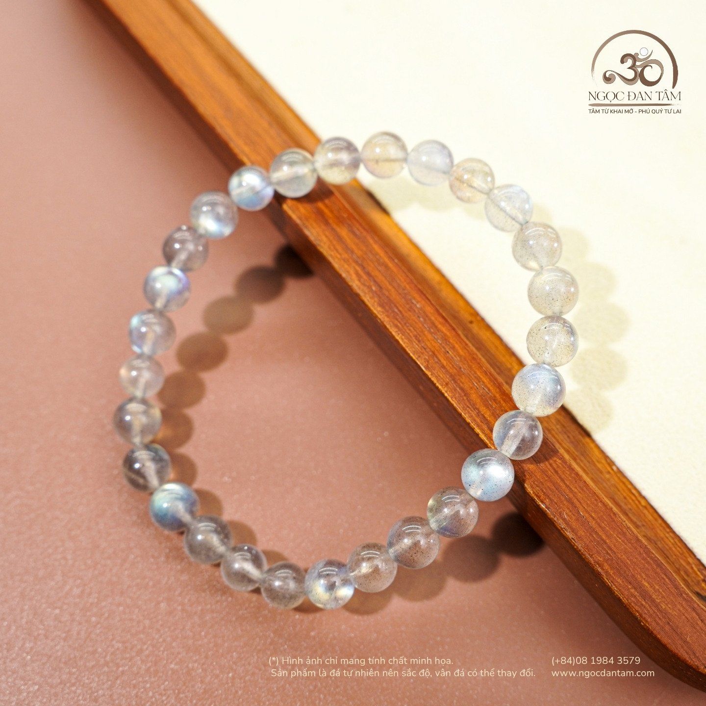  Vòng Tay Đá Xà Cừ 6mm 5A 