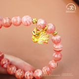  Vòng Tay Cửu Vĩ Đào Hoa 8mm 5A 