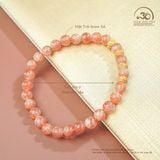  Vòng Tay Đá Mặt Trời 6mm 5A Phối Charm 