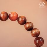  Vòng Tay Đá Mắt Hổ Nâu Đỏ 10mm 5A Phối Charm Tường Vân 