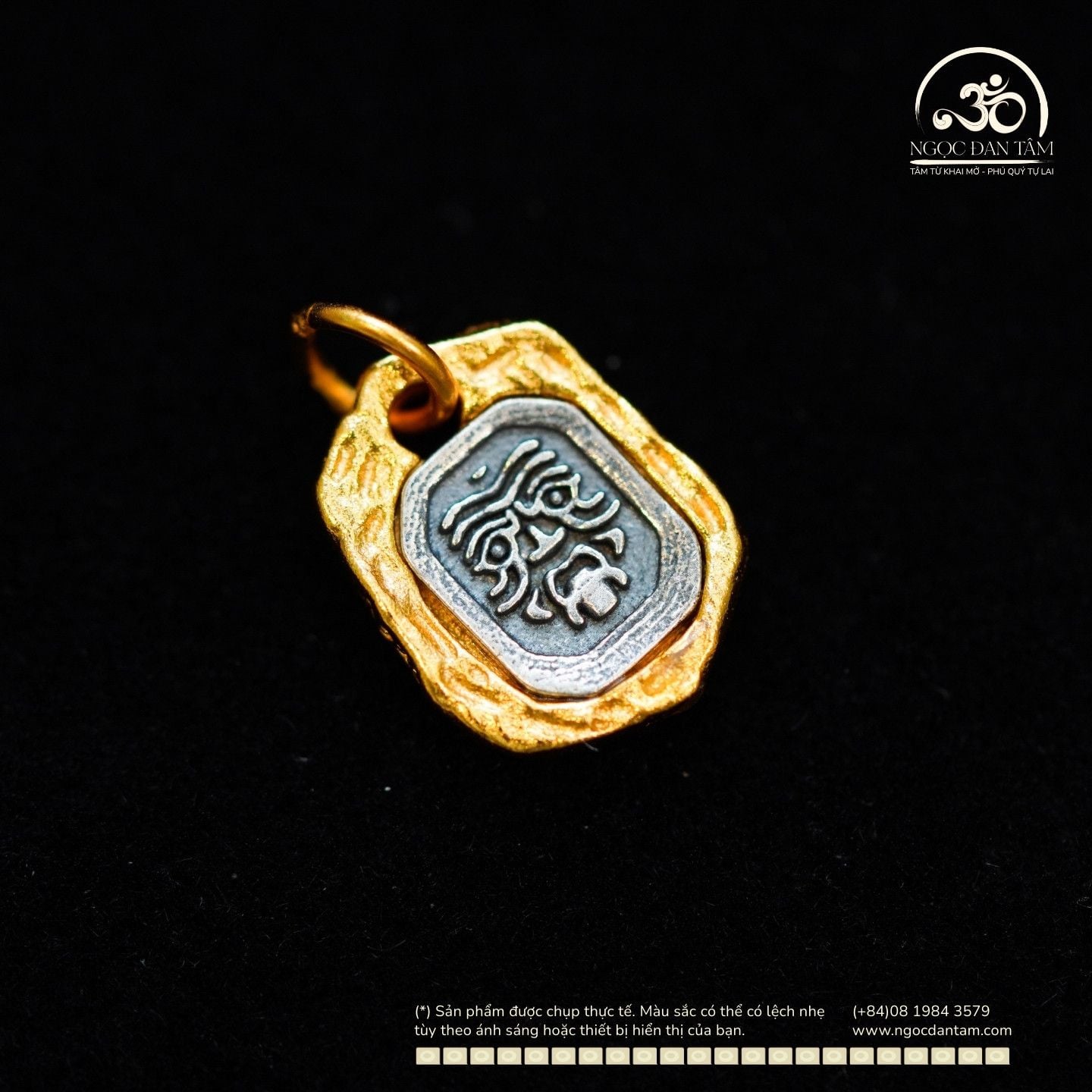  Zakiram Tây Tạng 9.29mm - Bạc 925 Mạ Vàng Cao Cấp 