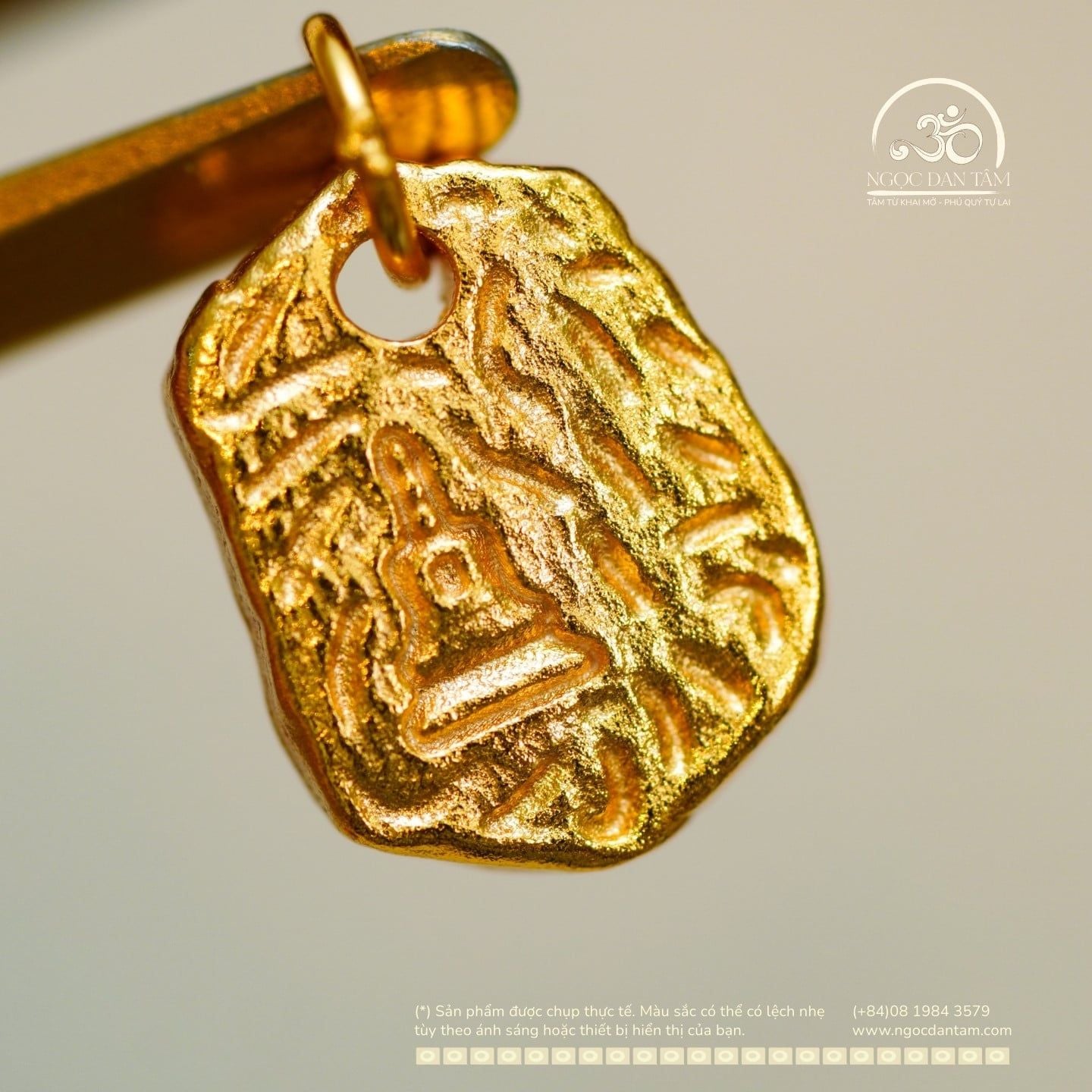  Zakiram Tây Tạng 9.29mm - Bạc 925 Mạ Vàng Cao Cấp 