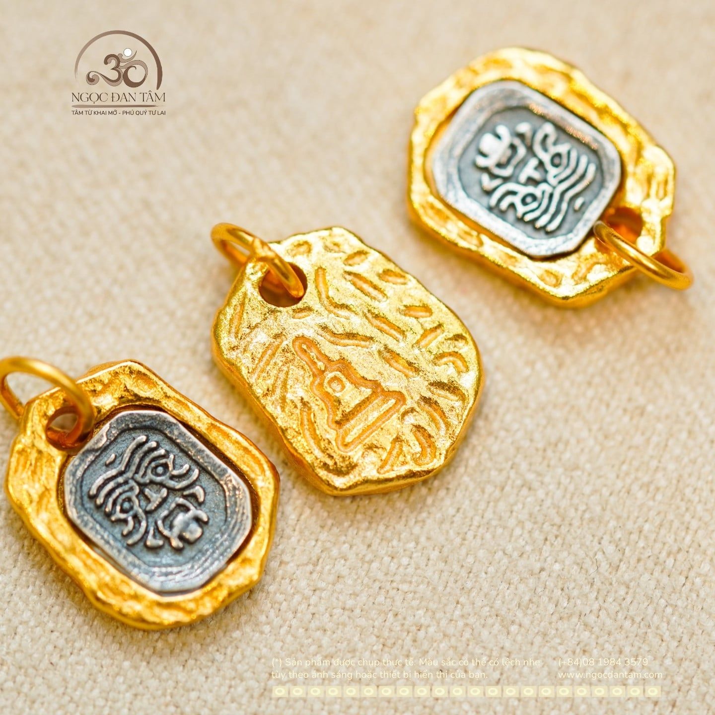  Zakiram Tây Tạng 9.29mm - Bạc 925 Mạ Vàng Cao Cấp 