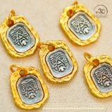  Zakiram Tây Tạng 9.29mm - Bạc 925 Mạ Vàng Cao Cấp 