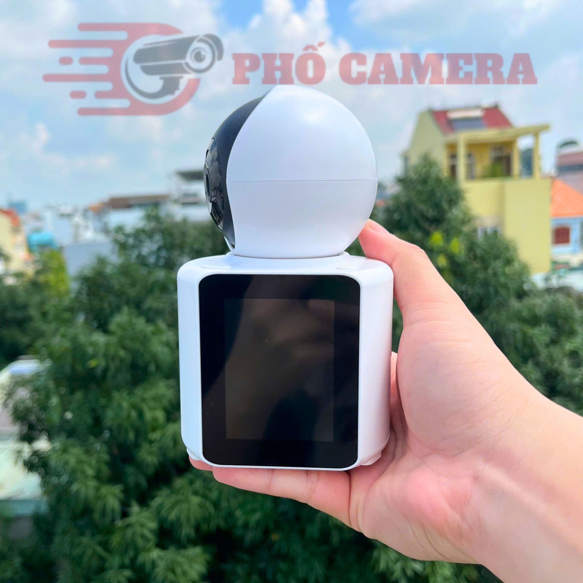 Coi Camera Camera Imcam Gọi Video Call Nói Chuyện 2 Chiều, Màn Hình 2.8 Inch