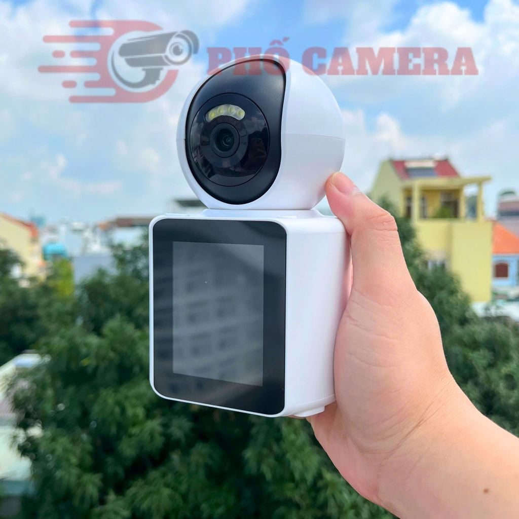 Coi Camera Camera Imcam Gọi Video Call Nói Chuyện 2 Chiều, Màn Hình 2.8 Inch