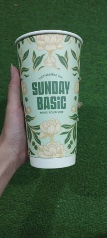 SB - 1 thùng Ly giấy 22 OZ (500 ly)