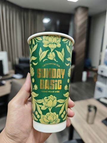 SB - Set Ly giấy 22 OZ + Nắp N90