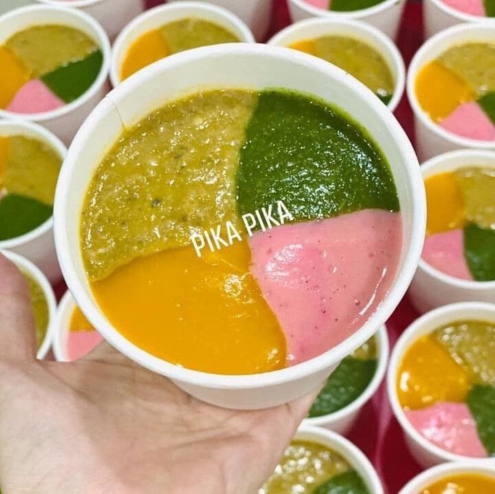 Cháo gạo lươn om bí đỏ pika