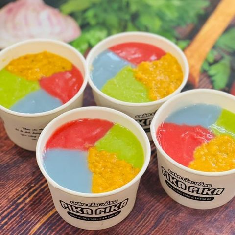 Cháo thỏ sốt macca