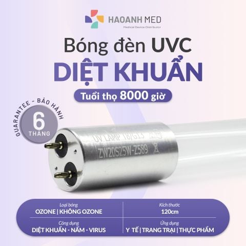 Bóng Đèn UVC Ozone 120cm - T8/G13/40W