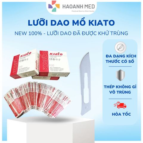 Lưỡi dao mổ, lưỡi dao phẫu thuật KIATO Ấn Độ cao cấp số 21