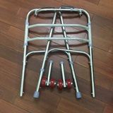 Khung inox tập đi bánh lớn